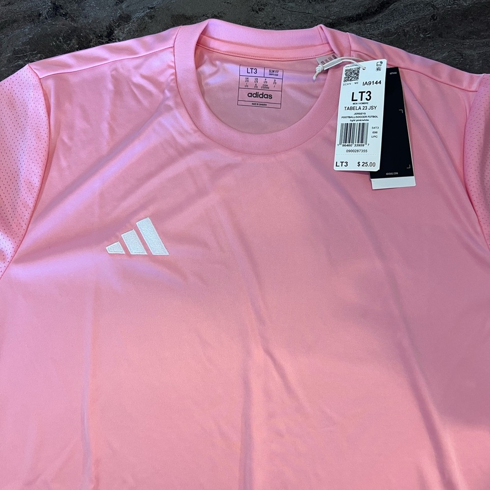 ✨NEW ADIDAS✨Light Pink Short Sleeve Athletic Tee